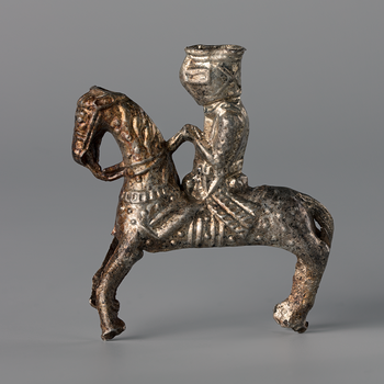 This tin knight figure was found during the excavations for the Follo Line Tunnel in 2015. It was made sometime between 1250 and 1350.