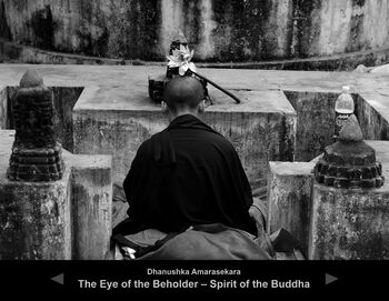 Black ,Temple ,Standing ,Black-and-white ,Style.