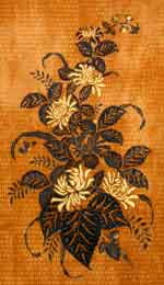 Image may contain: Textile, Plant, Flower.