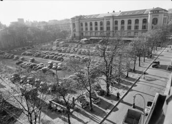 Som parkeringsplass i 1947.