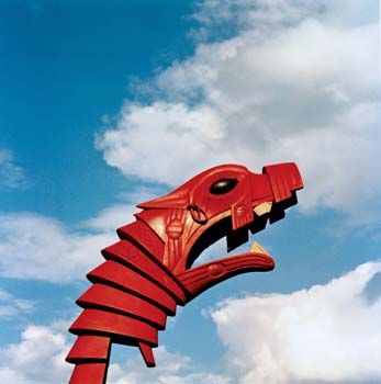 Dragehode. Wolin, Polen 2001 /&amp;#160;Dragon head. Wolin, Polen 2001