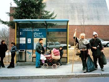 Lilleborg kirke. Oslo, 2000 /&amp;#160;Outside Lilleborg church. Oslo, 2000