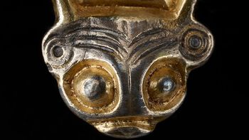 Detalj fra relieffspenne fra Bratsberg, Skien, Telemark, C26566 ​.