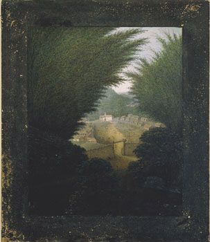 Gantz, 1801: Semidarens residens i Vezianaghur. (Kat.nr. 4436) Akvarell og gouache på papir. Indremål: 28,3 x 23. Ytremål: 36 x 31.
