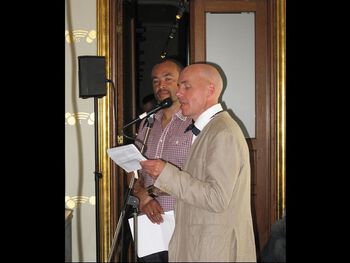 Boklansering "Helvetes engler" av Marcel Leliënhof og Hugo Lauritz Jenssen.&amp;#160;