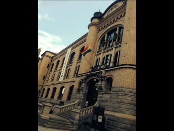 Historisk museum var Pride House under EuroPride2014. Museet var fylt med debatter og foredrag hele uken gjennom.