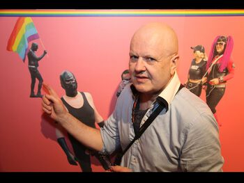 EuroPride 2014: Svein Skeid utstilt i Pride -utstillingen.