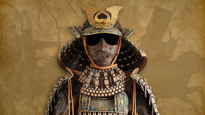 Close up of a Samurai armour